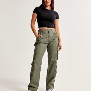 Abercrombie Curve Love Relaxed Cargo Pant